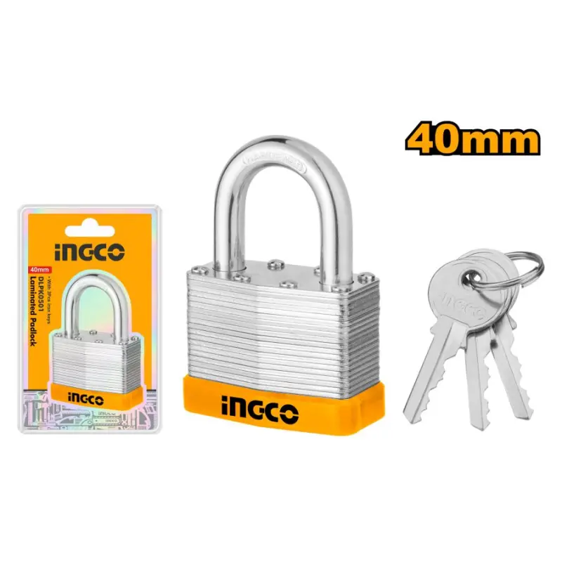Ingco Laminated Padlock 40mm, Model DLPK0401