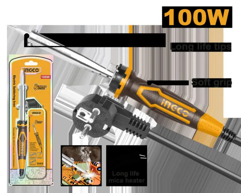 Ingco SI00108 Electric Soldering Iron 100W Professional Tool