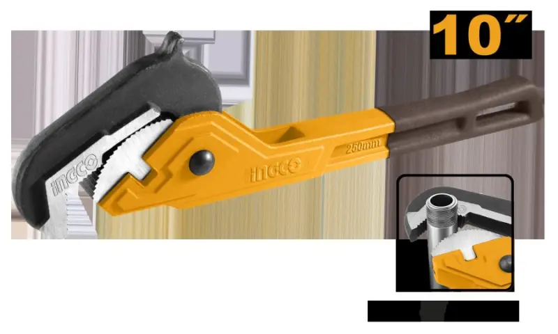 Трубный ключ с трещоткой Ingco HPW1410