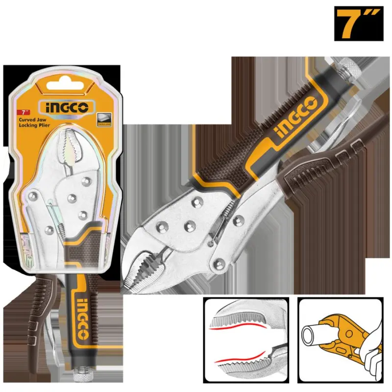 Ingco Curved Jaw Pliers HCJLW0207