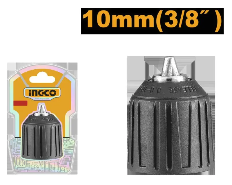 Ingco KCL1016 Quick-Release 10mm Drill Chuck for Professional Use
