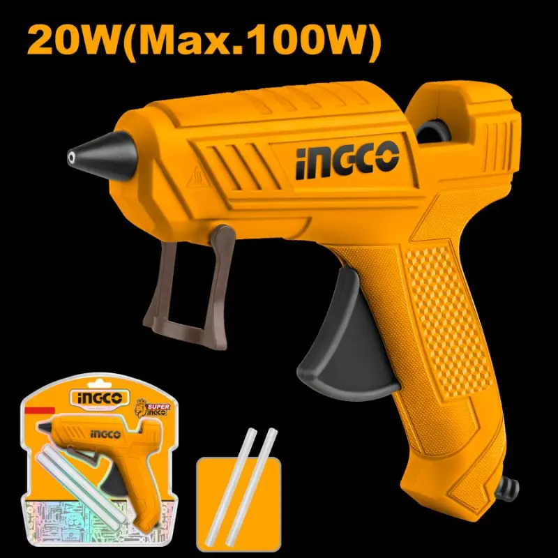 Клеевой пистолет Ingco GG148 100Вт 11,2мм