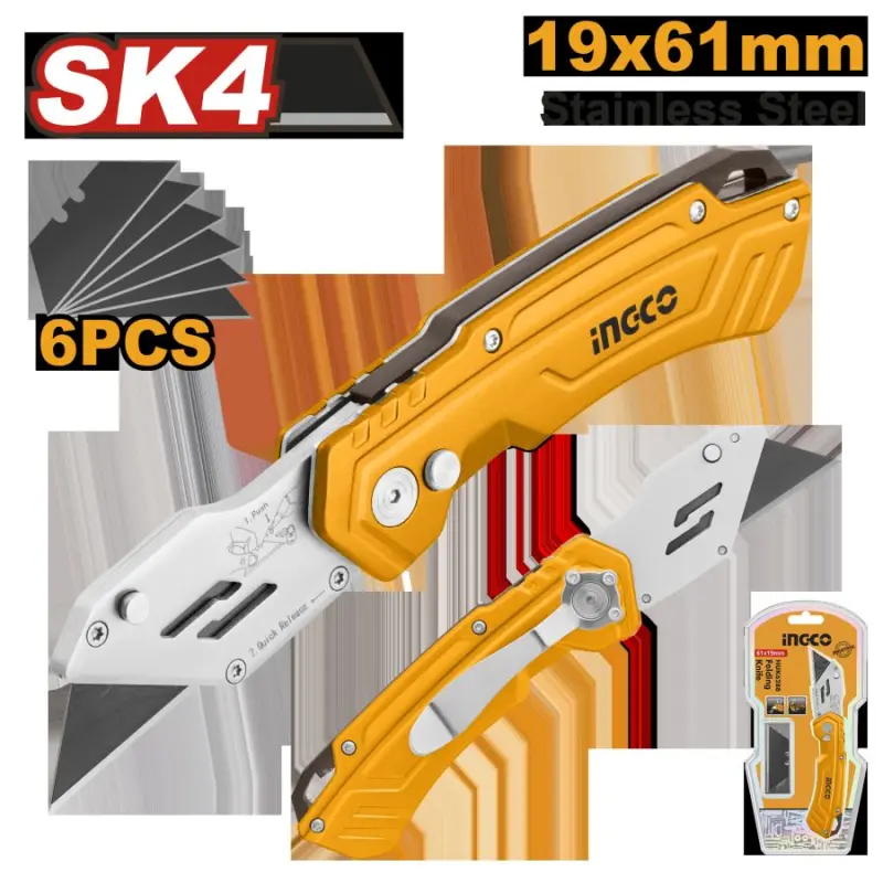 Ingco Utility Knife HUK6288