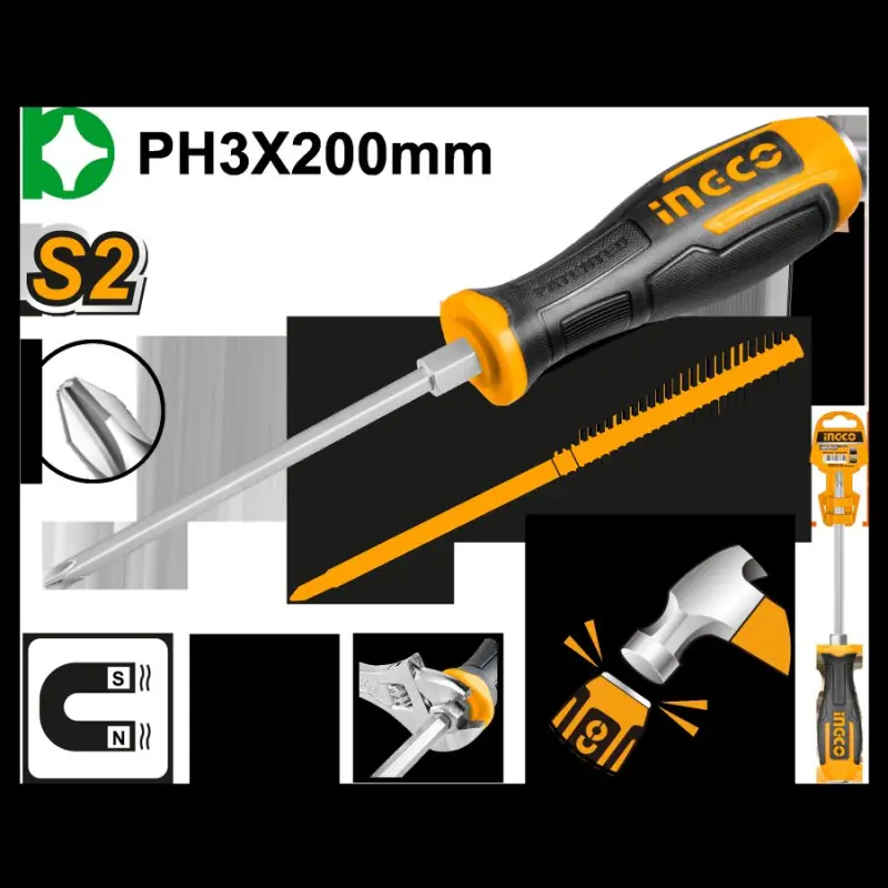 Ударная отвертка Ingco HGTS68PH3200