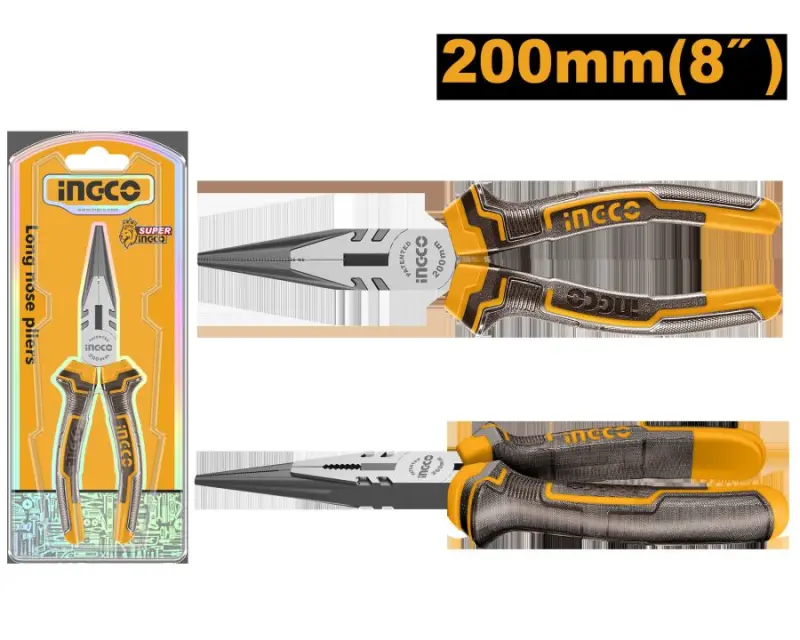 Тонкогубцы Ingco HLNP08208 8 дюймов (200 мм)
