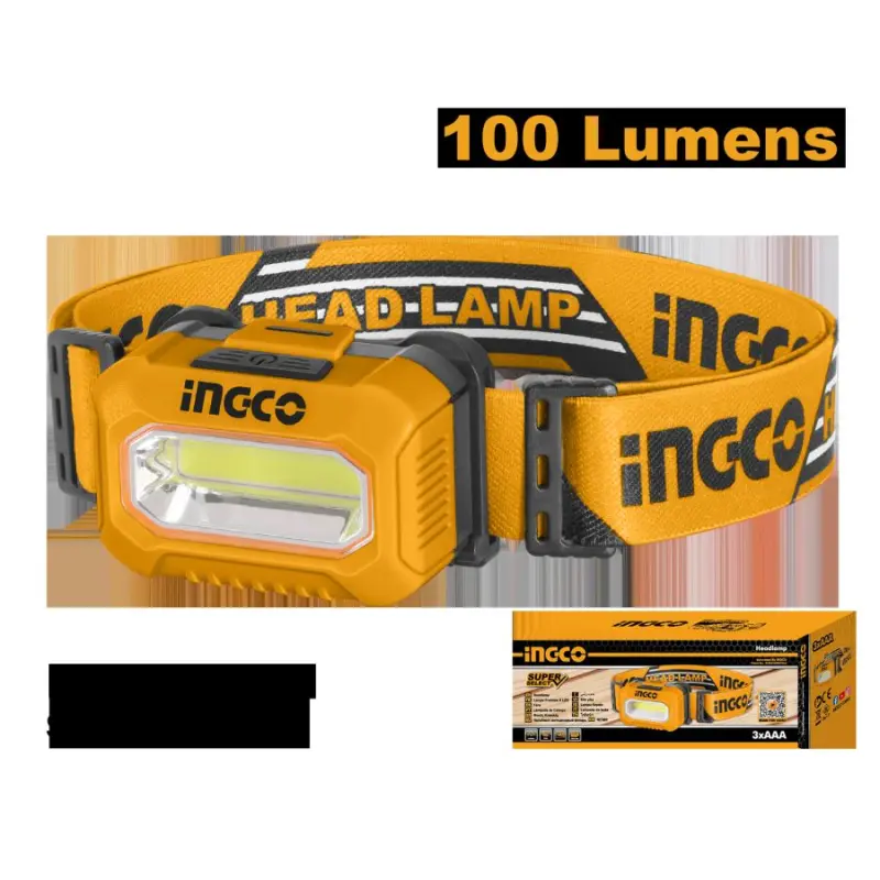 Ingco HHL013AAA5 Professional Headlamp