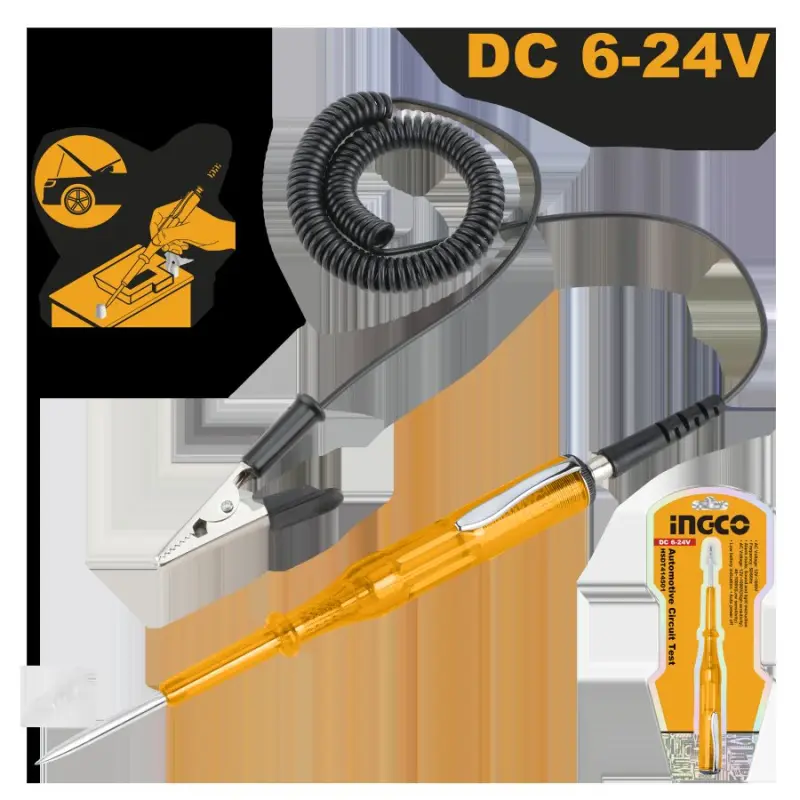 Ingco HSDT414501 Automotive Circuit Tester 6-24V