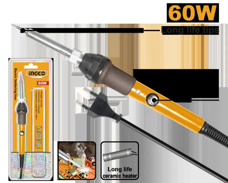 Ingco SI016831 Electric Soldering Iron 60W with Adjustable Regulator