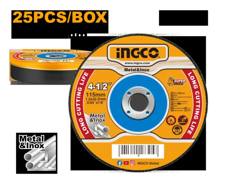 Ingco metal kesiji disk toplumy 115x1.2mm MCD1211525