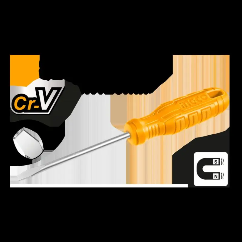 Ingco HS586125 Flat Screwdriver 6.0mm x 125mm