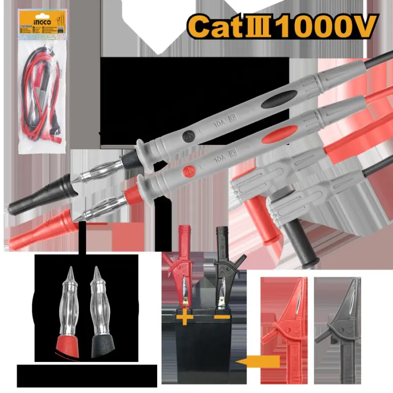 Набор тестовых лесок и зажимов Ingco 1,2 м, модель TL31432