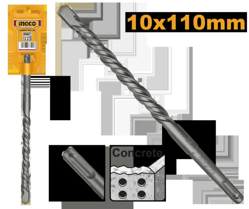 Сверло по бетону SDS Plus 10x110 мм Ingco DBH1211001