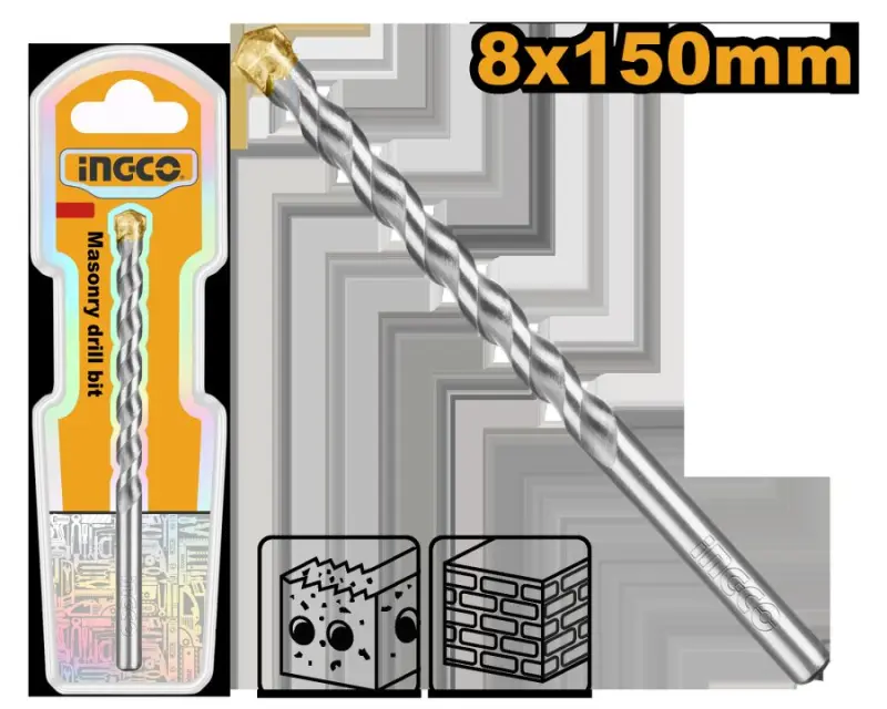 Ingco daş burawy 8x150mm DBM2110815 – daş, kerpiç, beton üçin