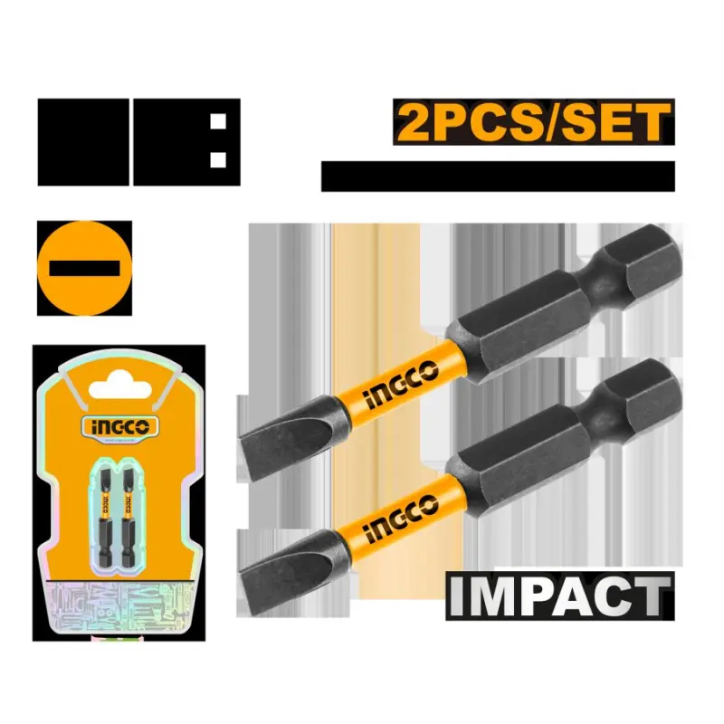 Ingco Impact Bits 6mm 50mm 2pcs High Durability SDBIM71SL650