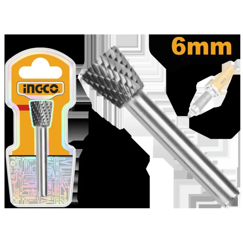 Промышленная борфреза Ingco 6мм из карбида вольфрама HRRC0604