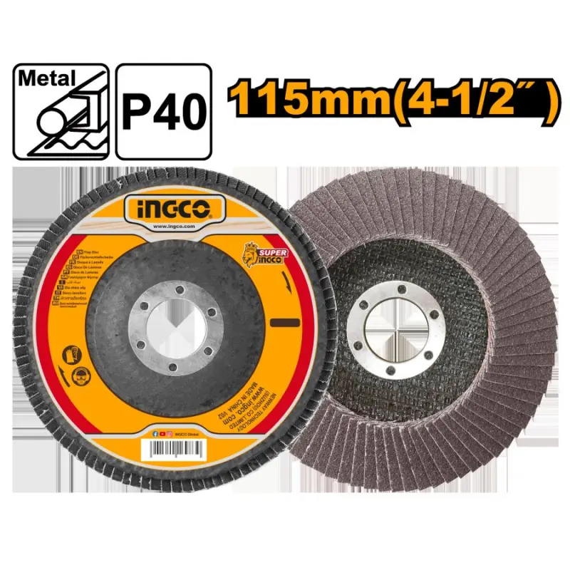 Ingco Flap Grinding Disc 115mm x 22mm FD1151