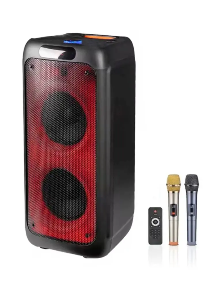 RX RX-12208 | Floorstanding Audio Speaker 2 MIC 12 Inch