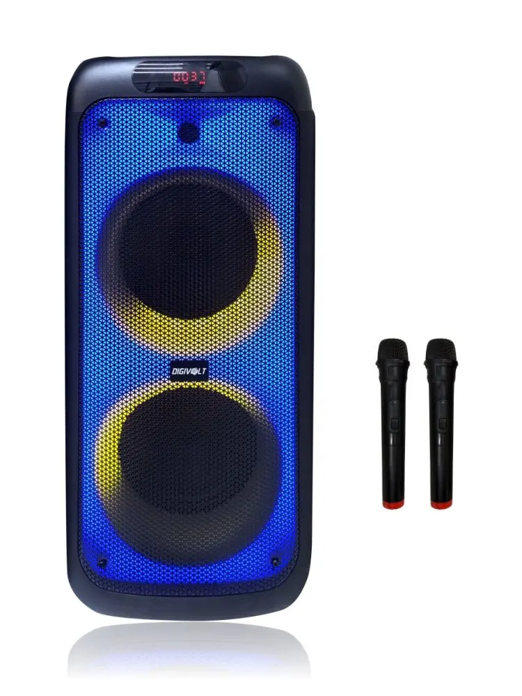 DIGIVOLT DG-1095A | Floor Standing Speaker 8" 6800W 2 Mic
