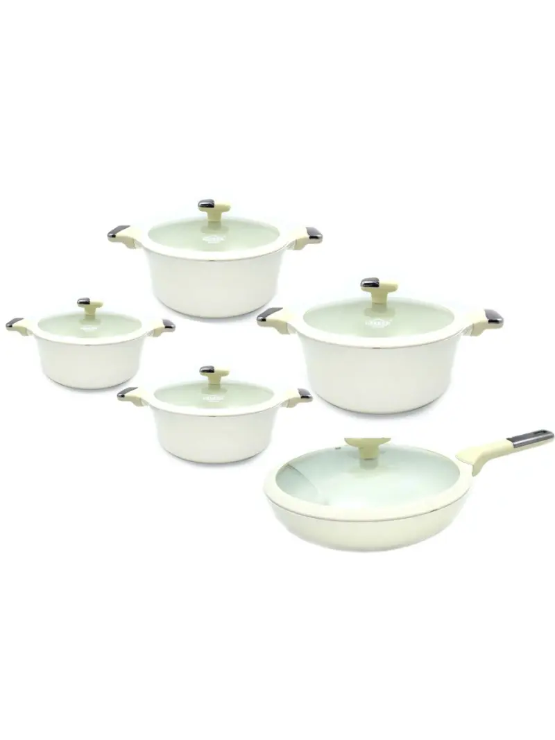 Uakeen VK-42-10 | Cookware Set Granite Coating 10pcs