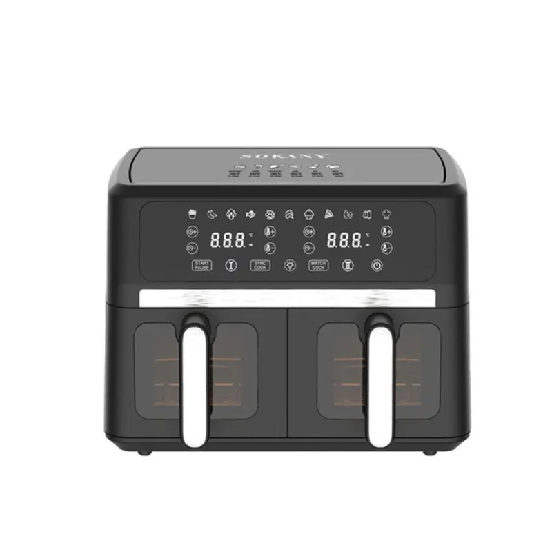 SOKANY SK-10055 | Dual Air Fryer 5L+5L High Capacity