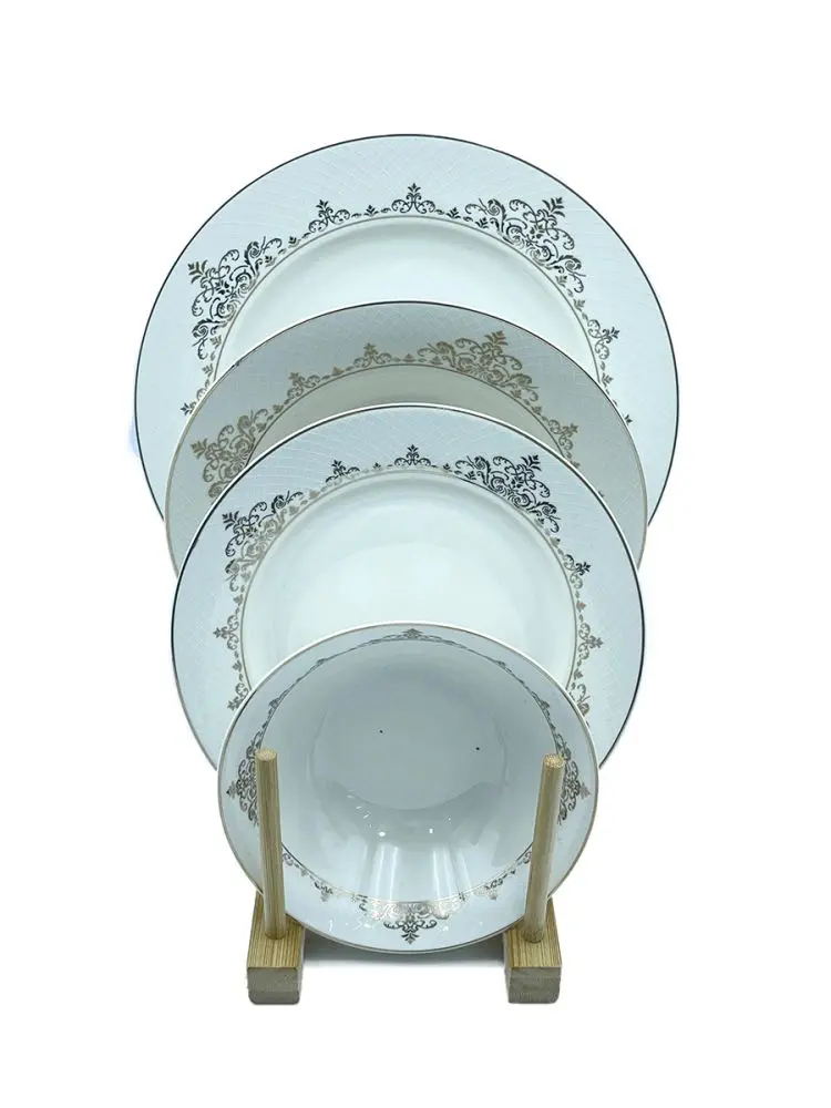 Набор обеденный белый 1506 | Dining Set 24 pcs for 6 Persons Porcelain