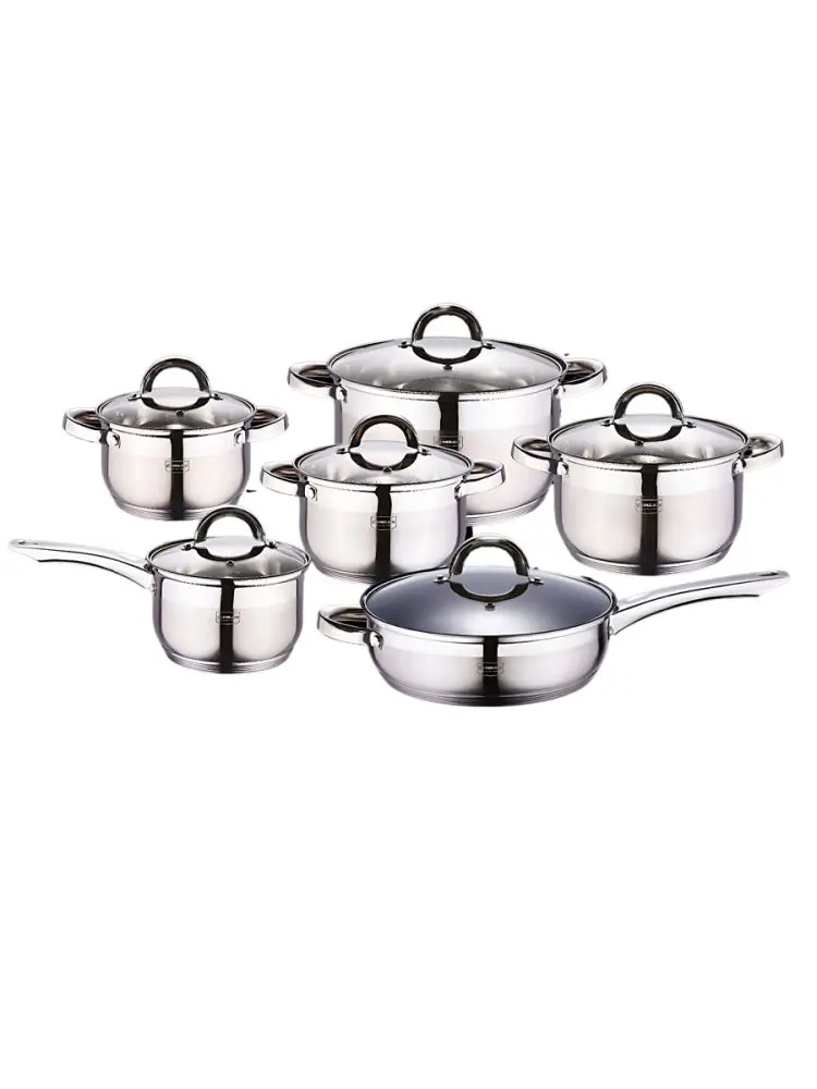 ENGEL BERG EB-8017 | Stainless Steel Cookware Set Durable Construction