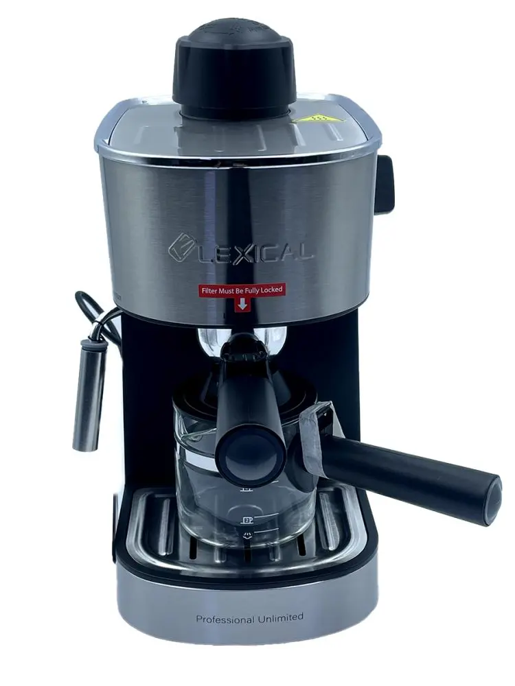 Lexical LEM-0601 | Portafilter Coffee Machine 800W with Cappuccinator