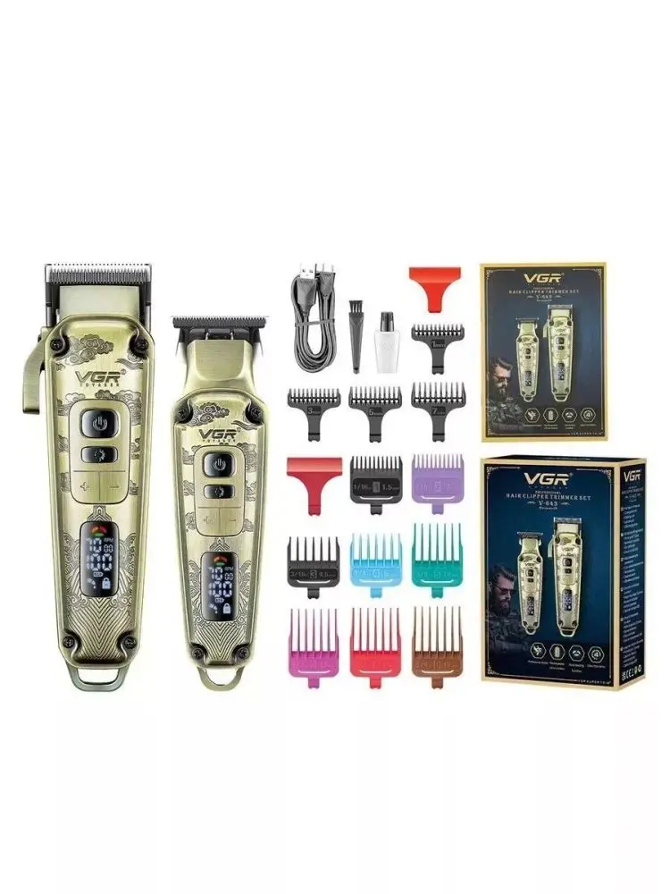 VGR V-643 | Hair Clipper Set with Trimmer, Ashgabat Local Delivery