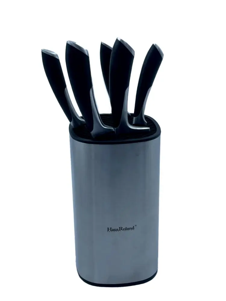 Haus Roland HR628-1 | Knife Set 6pcs with Metal Stand