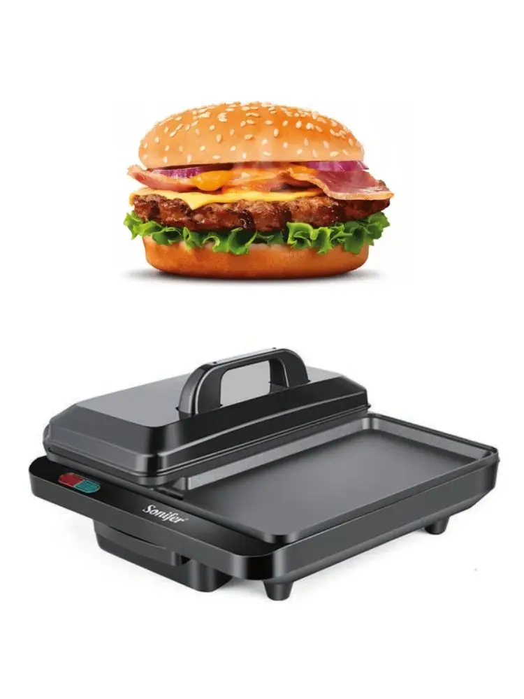 Sonifer SF-6128 | Hamburger Maker 1000W Non-Stick Plates