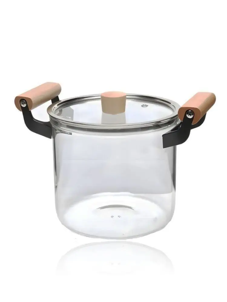 WZ WZ-29-KS-DR45 | Glass Casserole with Wooden Handles
