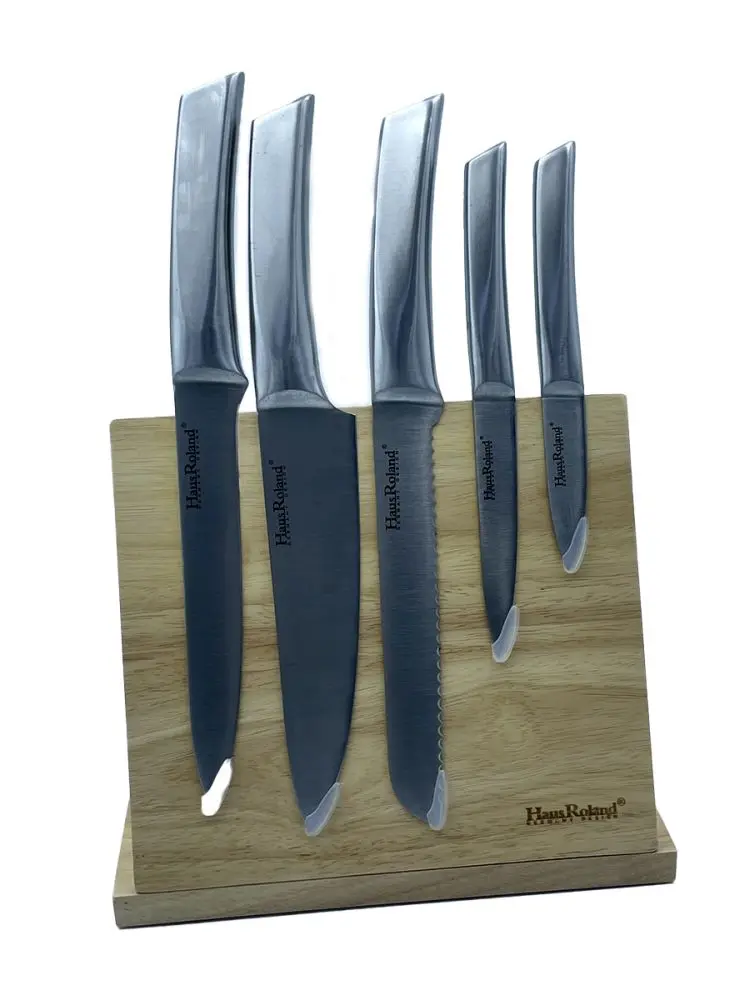 Haus Roland HR612-1 | Knife Set 6 pcs with Wooden Stand