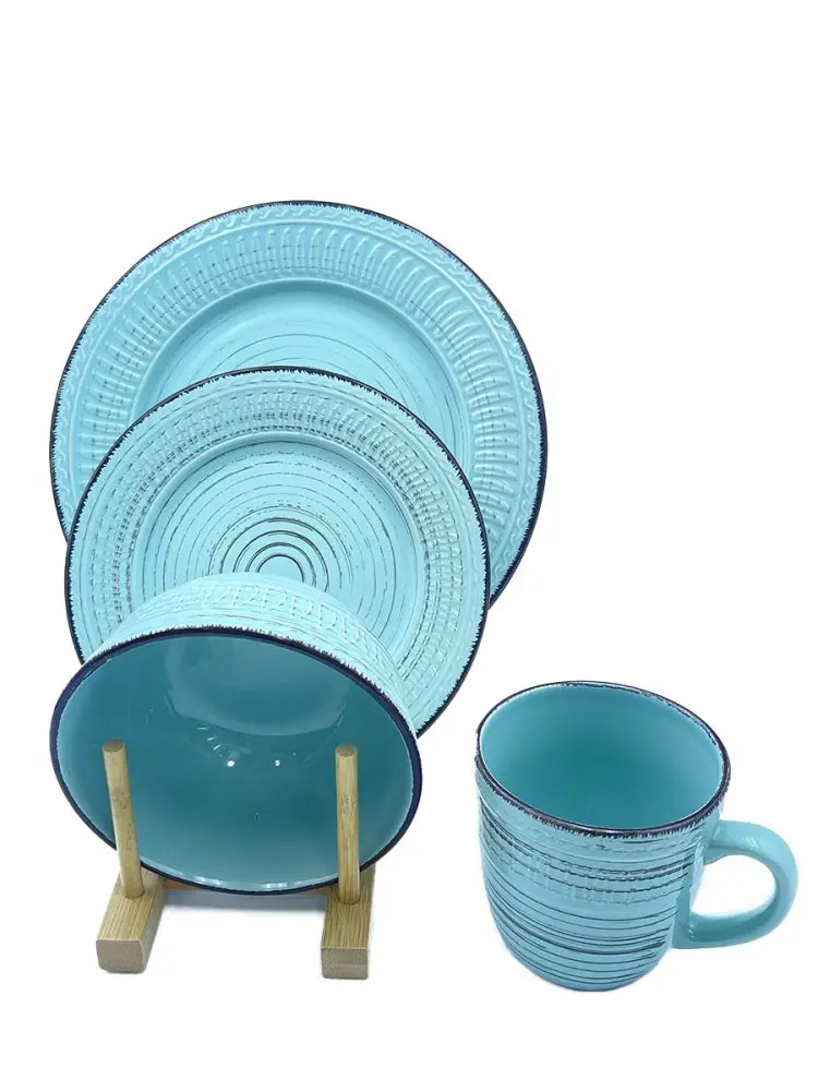 16159-9 | Dinner Set 16 pcs White for 4 Persons Porcelain