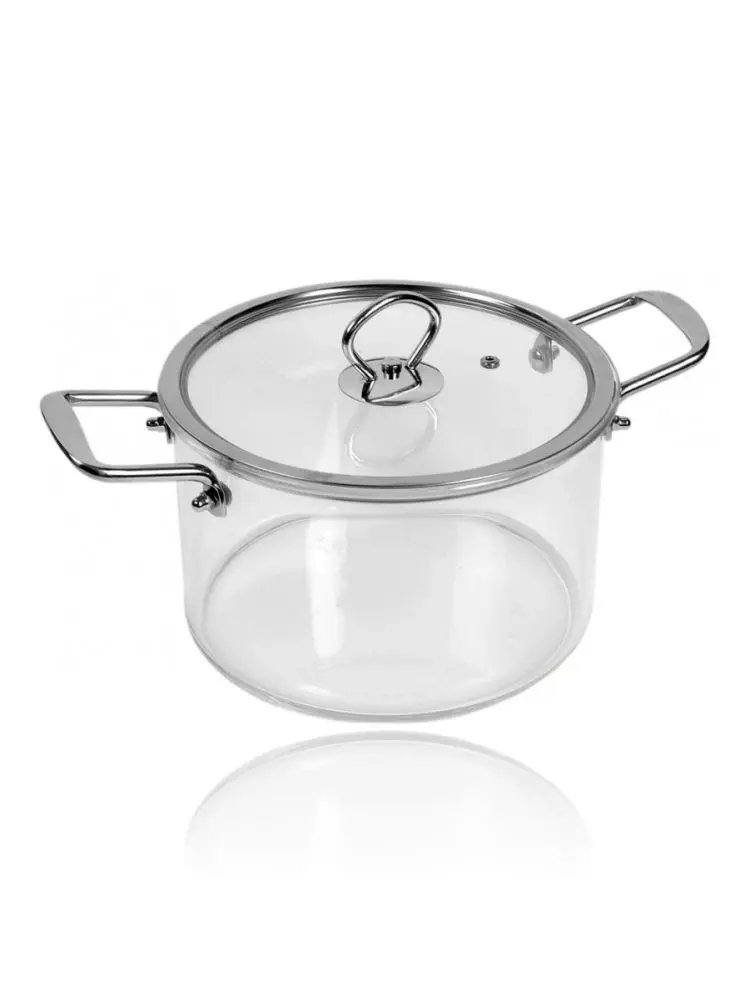 WZ WZ-13-KS-JR25 | Glass Casserole Heat-Resistant with Iron Handles