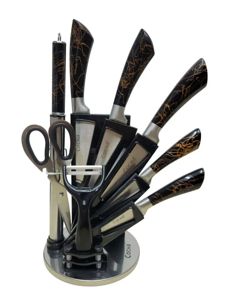 Cocha C59-73 | Knife Set 12pcs with Plastic Stand
