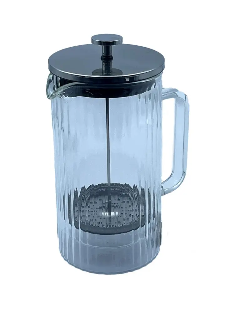 Hause Roland HR515-2 | French Press Teapot 1000ML Glass Stainless Steel