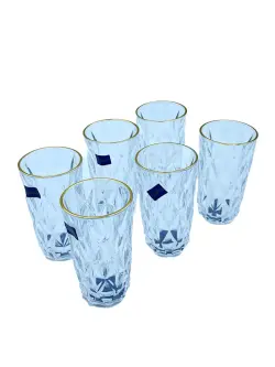 DM DM312 | Glass Set 6 pcs Gold Rim