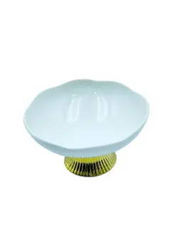 MLD MLD513-13 | Ваза для фруктов белая 6 дюймов керамика