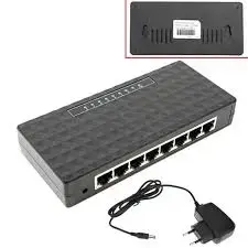 AL FF-Q8A | 8-портовый гигабитный сетевой свитч металлический корпус