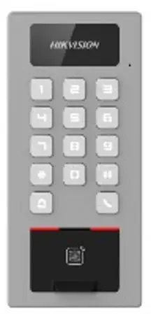 HIKVISION DS-K1T502DBFWX | Терминал доступа мультикарта, отпечаток, видео, IP65