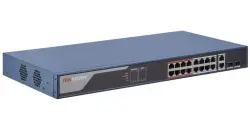 HIKVISION DS-3E1318P-EI | Интеллектуальный PoE-коммутатор 16 портов 230Вт
