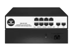 HIKVISION COMMANDO E300 | PoE Switch 8 Gb PoE+ 2 SFP Fiber