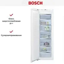 Bosch GIN81AEF0U | Встраиваемый морозильник высокая эффективность