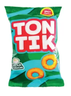 TONTIK 4834000095010 | Corn Sticks Sour Cream & Onion 25g 24-pack