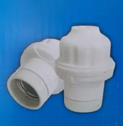E27 White | Lamp Holder Universal Socket Durable Plastic