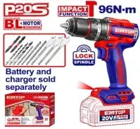 Emtop ECIDL209681 | Cordless Impact Screwdriver 96Nm Bare Tool
