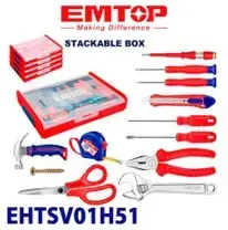 Emtop EHTSV01H51 | Hand Tool Set 51 pcs