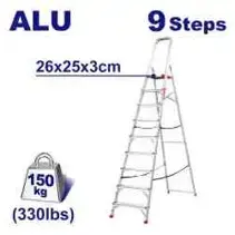 Emtop ELAD1091 | Aluminum Ladder 2x9 Steps