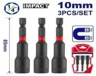 Emtop EMNS1031 | Urgyç Başlyklar Toplumy 10 mm 3 sany
