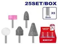 Emtop EAKB0502 | Mini Drill Bit Set 5 pcs